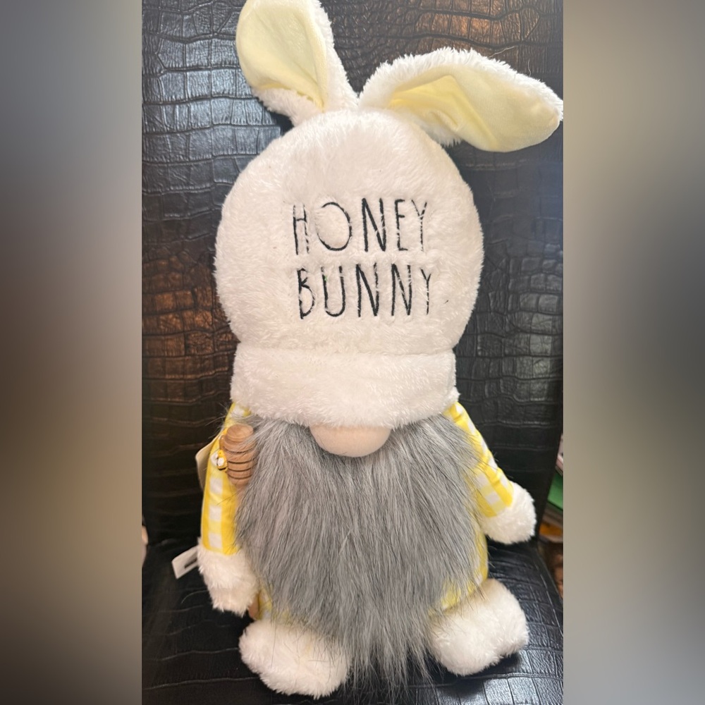 Rae Dunn Honey Bunny Plush Gnome